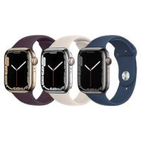 Apple watch series 7/45 thép trắng