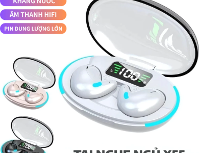Tai Nghe Ngủ Không Dây X55 Tích Hợp Màn Hình LED Điều Khiển Nút Tai Nghe Giảm Tiếng Ồn Kháng Nước