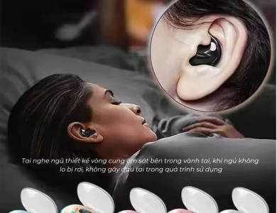 Tai Nghe Ngủ Không Dây X55 Tích Hợp Màn Hình LED Điều Khiển Nút Tai Nghe Giảm Tiếng Ồn Kháng Nước