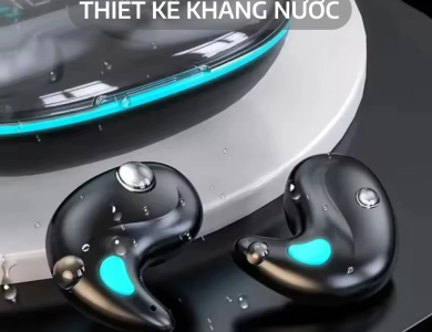 Tai Nghe Ngủ Không Dây X55 Tích Hợp Màn Hình LED Điều Khiển Nút Tai Nghe Giảm Tiếng Ồn Kháng Nước