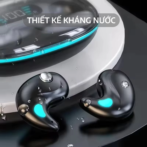 Tai Nghe Ngủ Không Dây X55 Tích Hợp Màn Hình LED Điều Khiển Nút Tai Nghe Giảm Tiếng Ồn Kháng Nước